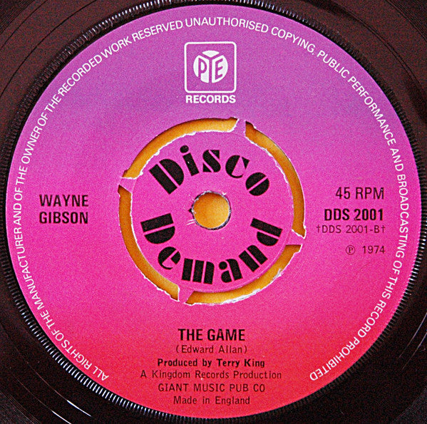 Wayne Gibson : Under My Thumb (7", Single, 4-p)