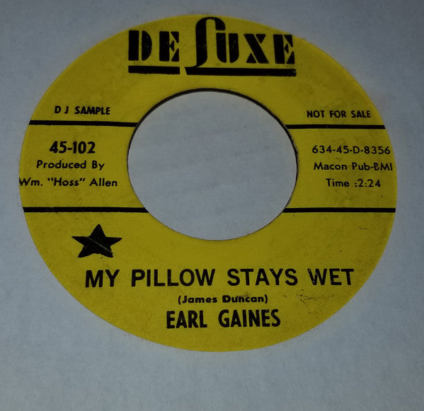 Earl Gaines : The Door Is Still Open / My Pillow Stays Wet (7", Single, Promo)