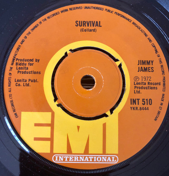 Jimmy James (2) : A Man Like Me / Survival (7", Single, RE)