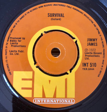 Jimmy James (2) : A Man Like Me / Survival (7", Single, RE)