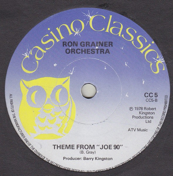 The Ron Grainer Orchestra : A Touch Of Velvet - A Sting Of Brass (7", Single, Sol)