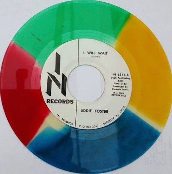 Eddie Foster (2) : I Never Knew / I Will Wait (7", Promo, RE, Unofficial, Mul)