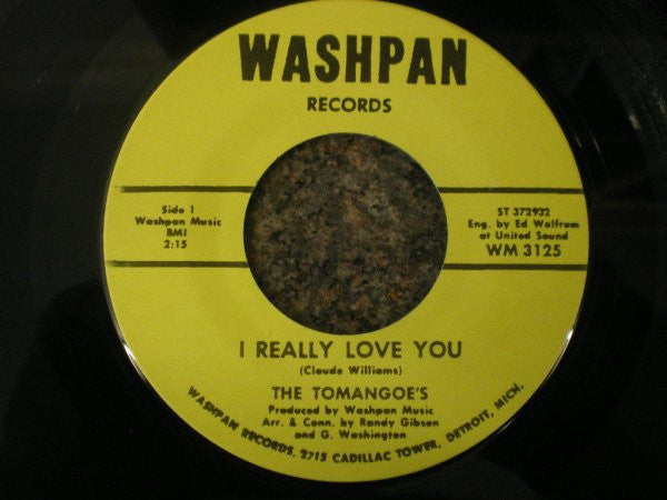 The Tomangoes : I Really Love You / You've Been Gone So Long (7", Single, RE)