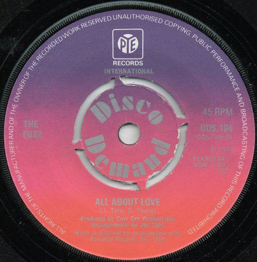 The Fuzz (4) : I'm So Glad (7", Fou)